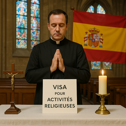 Conditions pour les visas pour activités religieuses en Espagne